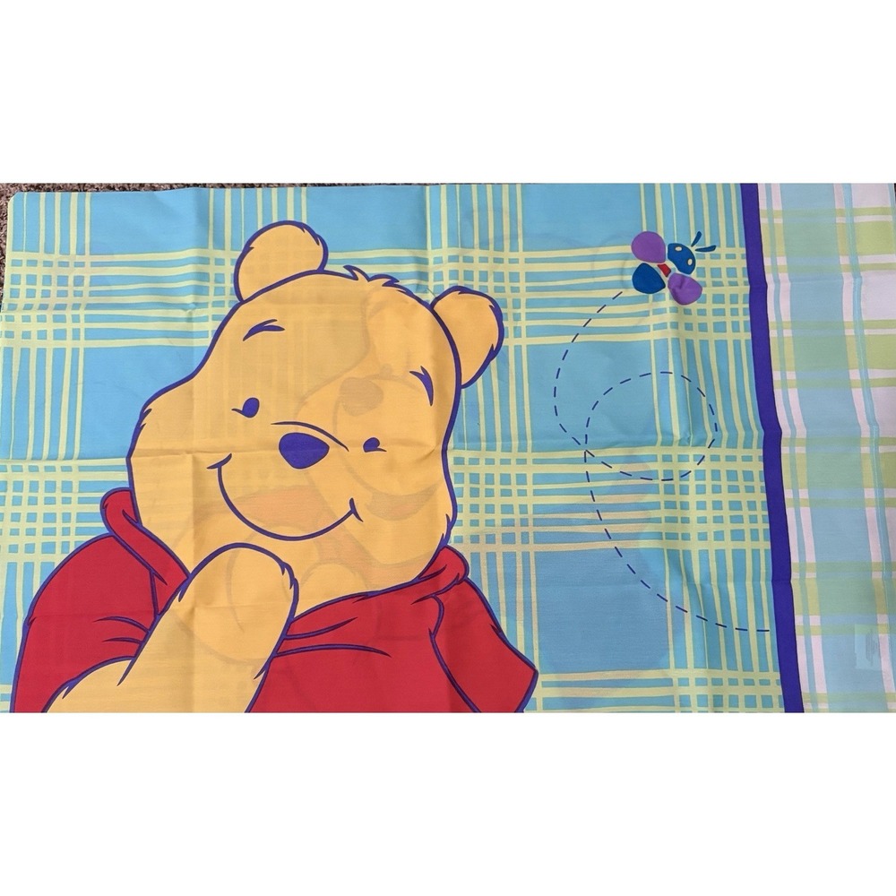Rare Vintage Winnie the Pooh Twin Flat Sheet & Pillowcase Set Disney Gotta Bee M